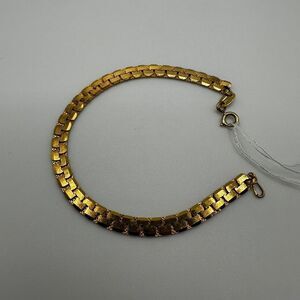 7" long, 18k gold‎ plated, 5mm thick bracelet!